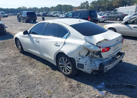2017 Infiniti Q50 3.0T Premium z USA, uszkodzony, nr VIN JN1EV7AP0HM743549